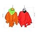 FiGoal Halloween Party Indoor and Outdoor Realistic Looking Decoration Set of 6 PCS 17in Hanging Ghost Haunted House Decor Accessories