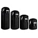 waka [4 Pack] Thick Protective Neoprene Camera Lens Pouch Set, Camera Lens Case Zipper DSLR Camera Lens (Canon, Nikon, Sony, Olympus, Panasonic)- Small, Medium, Large, Extra Large primary