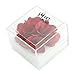 The Smart Man Men's Lapel Flower Boutonniere Pin for Suit - Burgundy