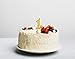 Birthday Candles Big Number Gold Candle Cake Topper Decoration Numeral First Birthday Candle (Gold, Number 1)