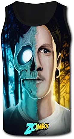 Zombie Mask Men's Tank Top Sleeveless Tee