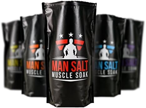 3lb ManSalt Sampler Pack - Best Bath Salts - Epsom Salt Bulk ( 5, 3LB Bag-Sampler (15LBS Total))