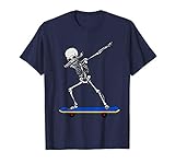 Skeleton DAB on Skateboard Tee Gift idea for Skater & Sporty