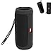 Pushingbest Carrying Case for JBL Flip 4 Bluetooth Speaker Durable Silicone for Easy Carrying （Black）