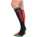 Amscan 392382 Black Naughty and Red Nice Knee High Socks, 1 Pair