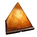 Crystal Allies Gallery: CA SLS-PYR-S Natural Himalayan Pyramid Salt Lamp Ionic Air Purifier on Wood Base with Cord, Light Bulb & Authentic Crystal Allies Info Card