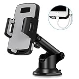 YO-chan Car Mount, Windshield and Dashboard Phone Holder Cradle with Sticky Gel Pad for iPhone 7 6s 6, Samsung S8 S7, LG, Google Nexus, HTC and More