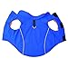 Gooby Sports Vest Dog Jacket - Blue, Medium - Reflective Dog Vest with D Ring Leash - Warm Fleece Lined Small Dog Sweater, Hook and Loop Closure - Dog Clothes for Small Dogs Boy or Girl Dog Sweater