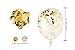 Gold Confetti Balloons - Gold Balloons - PREFILLED 20 Pack 12