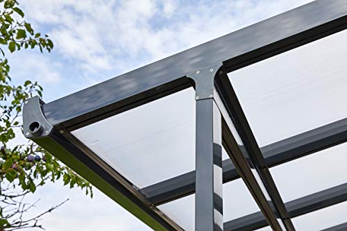 Gutta Terrassendachsystem Terrassenberdachung Terrasse šberdachung Alu Anthrazit 3x3 4,2x3 5,4x3 m (3 x 3 m) – Bild 7