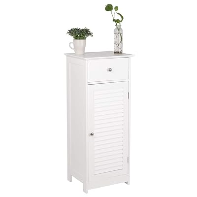 Road.Ahead Bathroom Floor Cabinet with Drawer and Shutter Door
