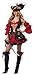 California Costumes Sexy Spanish Pirate Costume, X-Small - Red