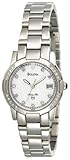 Bulova Women's 96R42 Marine Star Diamond Bezel Watch