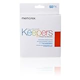 Memorex CD/DVD Keepers - Plastic Sleeves - 50 Pack