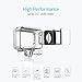 YI 4K Action and Sports Camera, 4K/30fps Video 12MP Raw Image with EIS, Live Stream, Voice Control, Waterproof Case - Black