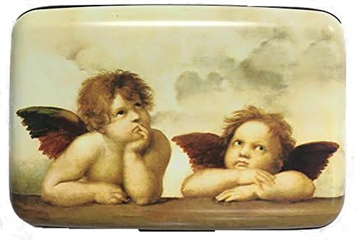 RFID Secure Armored Wallet - Art Icons, Angels