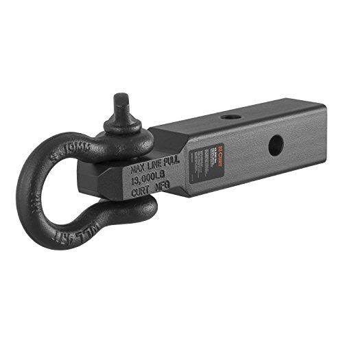 CURT 45832 D-Ring Shackle Mount Trailer Hitch, Fits 2-Inch Receiver, 13,000 lbs.