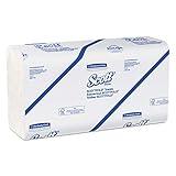 Scott 01980 SCOTTFOLD Paper Towels, 9 2/5 x 12 2/5, White, 175 Towels per Pack (Case of 25 Packs)
