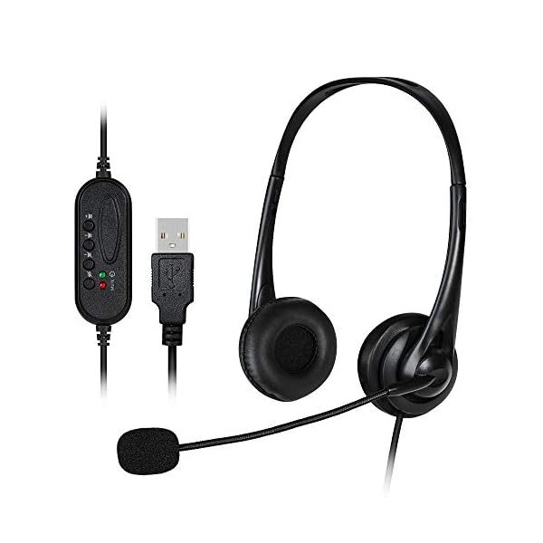 TWOTW-USB-Headset-Stereo-with-Noise-Cancelling-Microphone-Volume-Control-PC-Headphones-for-Business-Skype-UC-SoftPhone-Call-Center-Super-Light-Ultra-Comfort-Durable-Strong TWOTW USB Headset Stereo with Noise Cancelling Microphone Volume Control PC Headphones for Business Skype UC SoftPhone…