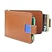Mens Ultra Slim RFID Blocking Bifold Leather Wallet Pull Tab with Money Clip
