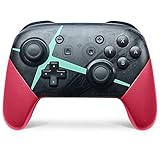 Switch pro Controller,Wireless Controller Compatible for Nintendo Switch Support Gyro Axis Dual Shock(Black & Pink)
