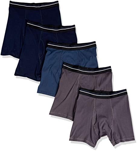 Amazon Essentials Men’s 5-Pack Tag-Free Boxer Briefs