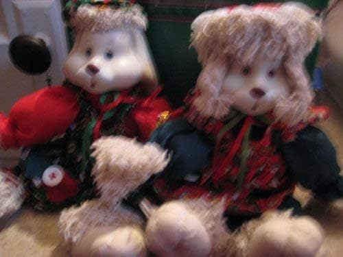 christmas rag dolls