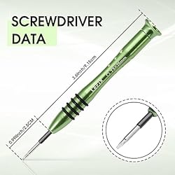 LeFix 12PCS M2x3 Torx T5 Screws + 1 Screwdriver