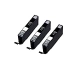 HI-VISION Canon Compatible CLI-251XL High Yield Gray Ink Cartridge Replacement for PIXMA MG6320, MG7120, MG7520, iP8720 Printer (CLI 251 XL 3 Pack Grey)