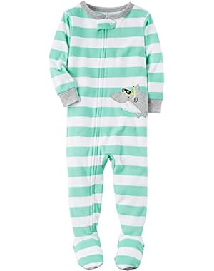 Carters Baby Boys Stripe Shark Sleep & Play