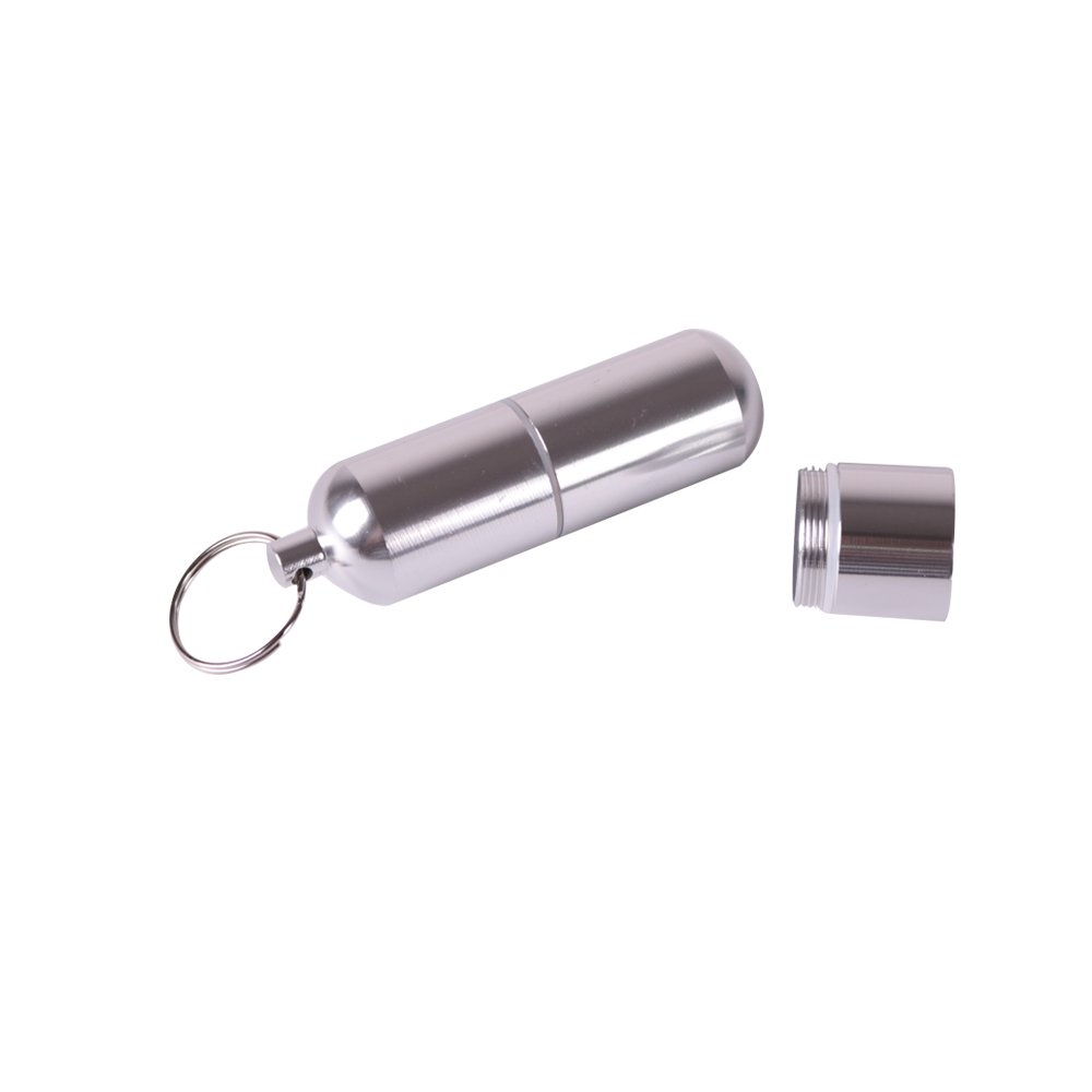 Airtight Stash Jar Smell Proof Durable Multi-Use Portable Dry Herb Jar Container case With Keyring and Holder Ring… 5 Airtight Stash Jar Smell Proof Durable Multi-Use Portable Dry Herb Jar Container case With Keyring and Holder Ring… - Image 6