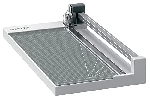 Leitz Precision Taglierina per la Casa e l'Ufficio con Lama Bypass e Guida di Allineamento per un Taglio Dritto, taglia fino a 10 fogli di carta da 80 g/mq in formato A4 per una lunghezza di 305 mm