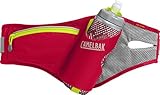 CamelBak Delaney Belt 21 oz Podium Chill Hydration Pack, Crimson Red/Lime Punch