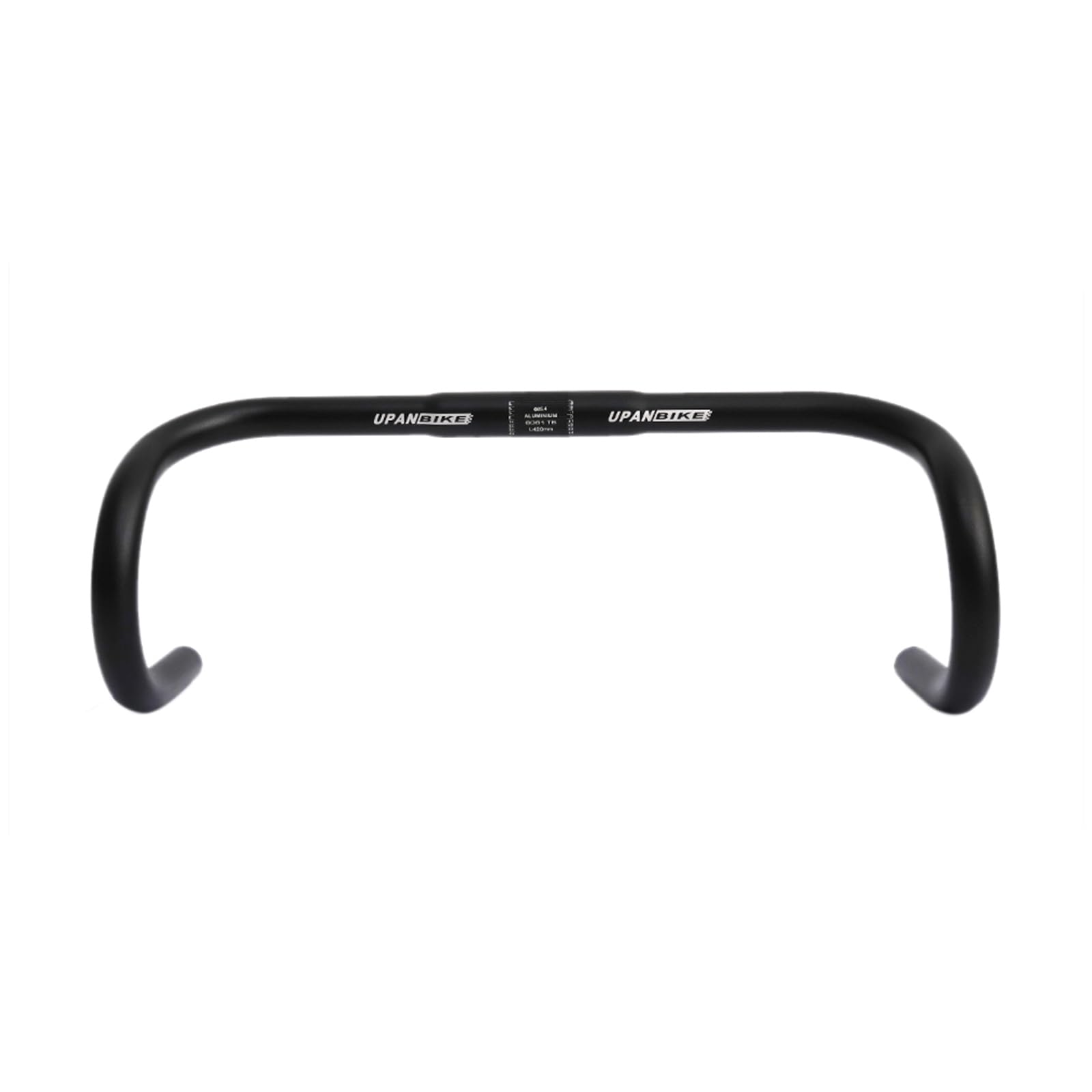 UPANBIKE Road Bike Fixed Gear Bicycle Drop Bar Bent Handlebar Rest Bar (Black, 25.4mm)
