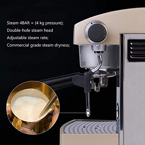 DSY Kaffeemaschine Commercial Home 15Bar Dual Pumpensystem 3L Große Kapazität Wassertank Peng Minimalistisch – Bild 3