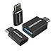 USB C Adapter RAVPower [3 in 1 Pack] USB C to Micro USB, USB C to USB 3.0 Adapter Data Transfer for Galaxy S8 S8+, MacBook, Nintendo Switch, Sony XZ, LG G5, Pixel, Nexus 6P 5X and More