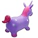 XKX Very Popular Baby Riding Toys,Jumping Horse Jia Jia Jia!Includes foot inflating pump (Purple, Unicorn)