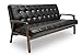 Baxton Studio Mid-Century Masterpieces Sofa, Brown, Sofa Only
