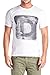 Diesel Mens T Shirt D Picture Graphic Rules Tee, White, Medium