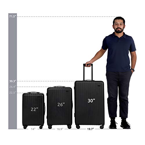 30 Inch Hard Case Check in Luggage with Spinner Wheels, Hardshell PC