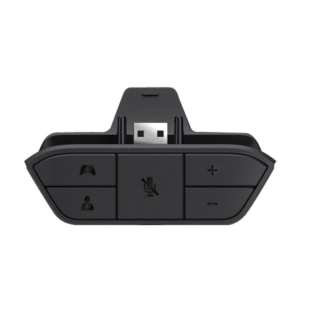 Photo 1 of Lenpos Stereo Headset Adapter, Audio Mic Headphone Converter for Xbox One/One S/X/Elite 1/Elite2/Series X|S Controller Adjust Audio Balance Game Sound & Voice Chat