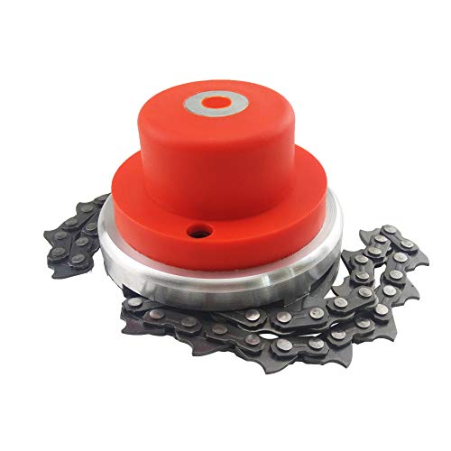Hanperal 65Mn Garden Lawn Grass Trimmer Head for Chain Mower Replacement Part Accessory - Thumbnail 3