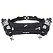 Fitletic Hydration Running Belt with Water Bottles for Men & Women – 2 Quick Flow 6oz Running Water Bottles, Patented Bounce Free Design, Water Resistant Pouch Fits All Phones – Hydra 12