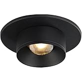 Maxim Caldera - 12W 1 LED Flush Mount-1.5 Inches Tall and 3.25 Inches Wide-Black Finish