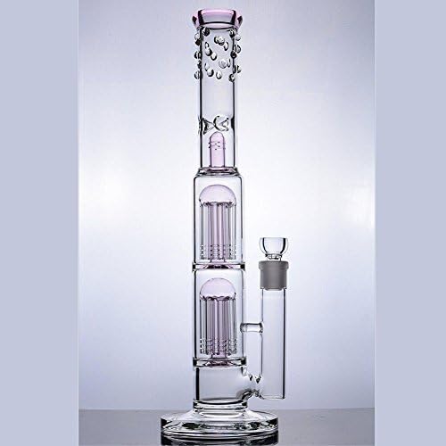 Aimo Handmade Pink 40cm Tall Tree Twist Glass