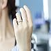 S&E Cat Ring Girls Women's Sterling Silver Rings Simple Cute Cat Design Opening Finger Ring (Dragon Cat)