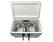 Coldbreak Brewing Equipment Jockey Box, 2 Taps, Rear Inputs, 48 Quart Marine Cooler, 50' Coils, Stainless Steel Shanks, Includes Stainless Faucets, Kegmate, White (2TMPT)