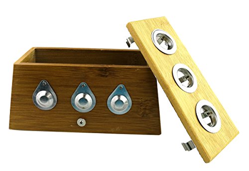 Winterworm Bamboo Three Hole Healing Box for Moxa Moxibustion Medicine Therapy
