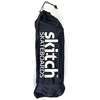 Skitch 22" Skateboard Tote Bag - 22 Inch Mini Cruiser Board Drawstring Shoulder Strap Breathable Nylon Multi-Function Carry Bag, Also Used for Travel, Gym and Storage (Black)