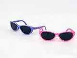 Two Pairs of Sunglasses Pink and Purple | Fits 14